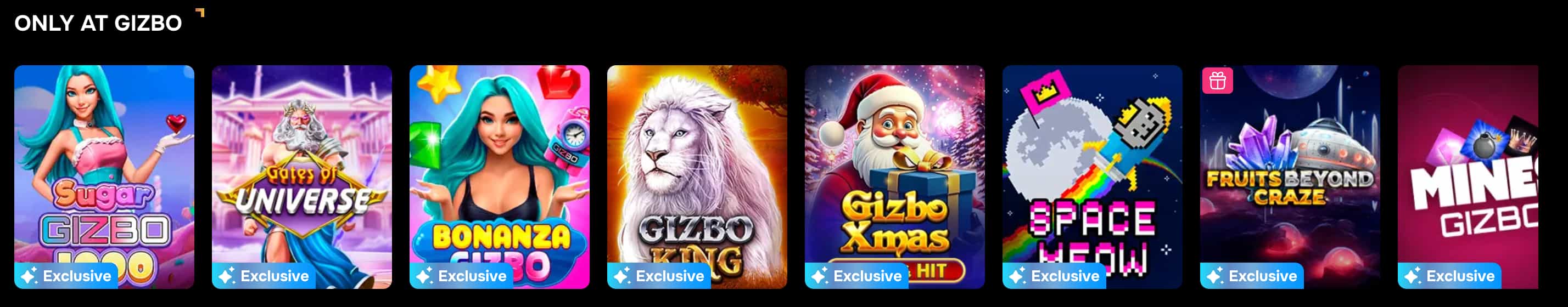 Gizbo Casino registration form stages